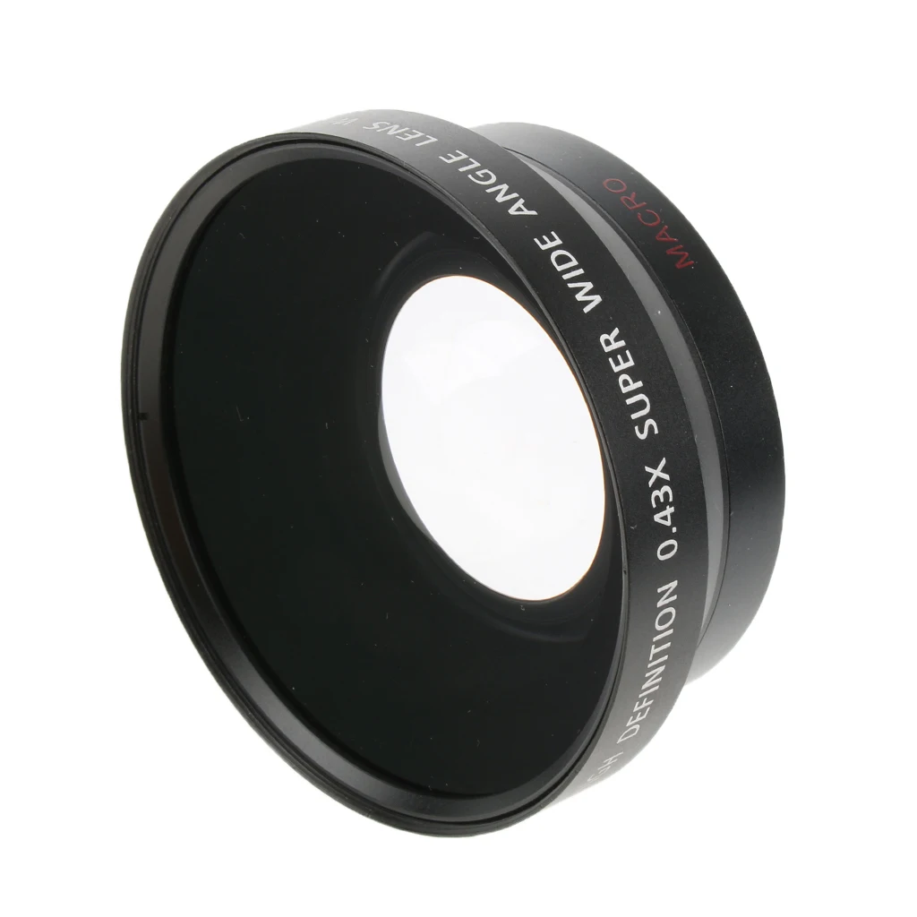 67mm 0.45x Wide Angle + Macro Conversion Lens For Canon Nikon SLR Camera DV 0.45x67 Universal (Black)