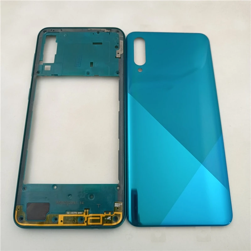 

For Samsung Galaxy A30S A307F Original New Housing Case Middle Frame Bezel Frame + Battery Back Cover Rear Cover Repair Parts