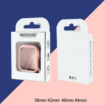 

200pcs Wholesale Paper Packaging Box for Apple Watch 1 2 3 4 40mm 44mm 42mm 38mm Screen Protector watch case Retail Package