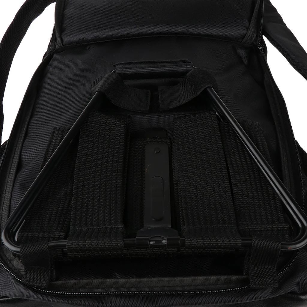 47L Lightweight Outdoor Travel Backpack with Back Built-in Folding Chair Travel Rucksack Outdoor Sports Climbing Bag