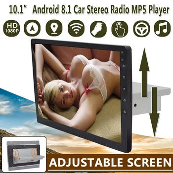

Android 8.1 1 Din Car Radio 4Core Adjusted Car Stereo Radio GPS Navigation WIFI Bluetooth Autoaudio Universal Multimedia Player
