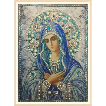 

5D Diy Painting Diamond Embroidery Religious Special Shaped Diamond Painting Cross Stitch Diamond Religion Rhinestones Home Deco