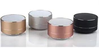 

Mini Portable Speakers A10 Bluetooth Speaker Wireless Handsfree with FM TF Card Slot LED Audio Player for MP3 Tablet PC in Box