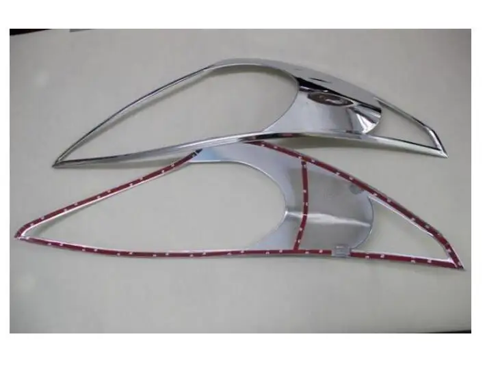 Для 2010-2011 hyundai Verna/Solaris хромированная подсветка АБС передняя крышка лампы GHY