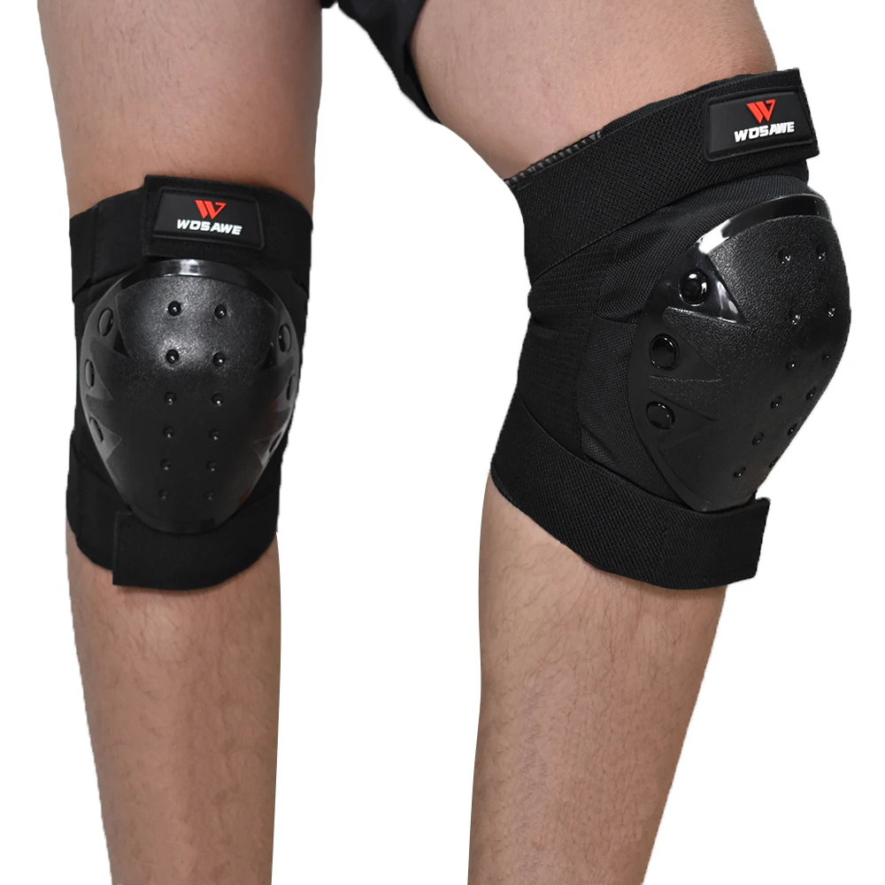 Knee ML309-HX WOSAWE наколенники для мотокросса, налокотники, защитные наколенники для бездорожья, наколенники, поддержка MTB, лыжные гонки, спортивное защитное снаряжение - Цвет: Knee ML309-HX