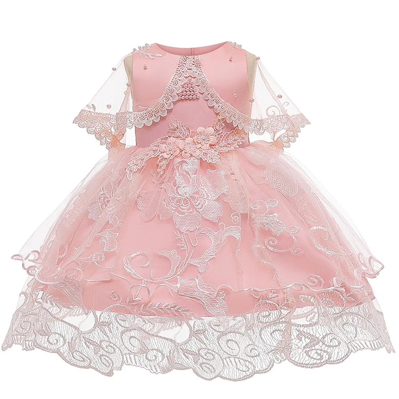 Vestido/ г. Летнее платье для маленьких девочек платья на день рождения для девочек от 0 до 3 лет праздничное платье принцессы с цветочным рисунком Одежда для девочек