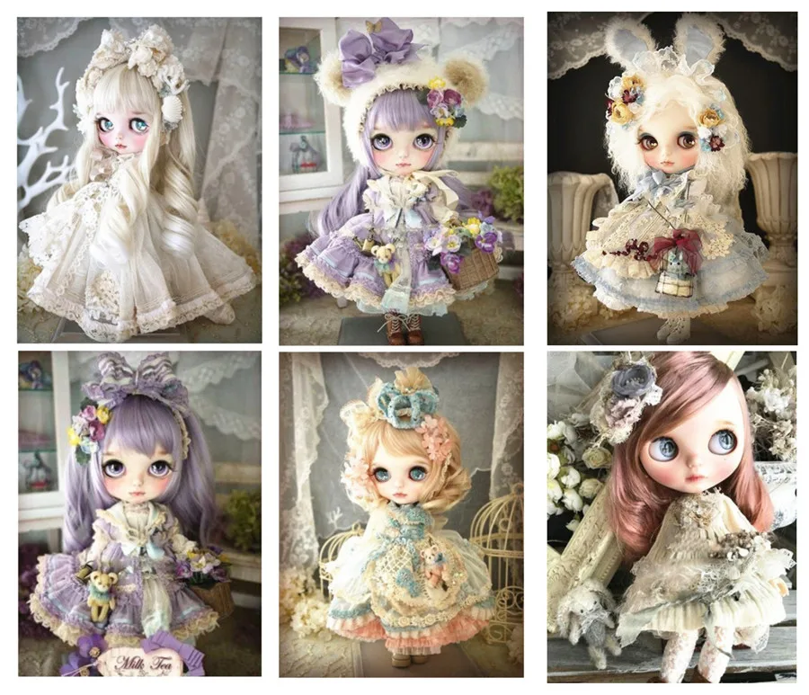 

Full drilling Diamond Cross Stitch Doll 5d Diamond Painting Cartoon Diamond Embroidery Picture