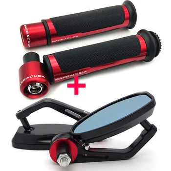 

Motorcycle Mirror Handlebar Grip Set For KAWASAKI z1000 2007 zx9r vn 1500 z1000 2008 zzr 1100 ex650 vn900 z1000sx vulcan 800