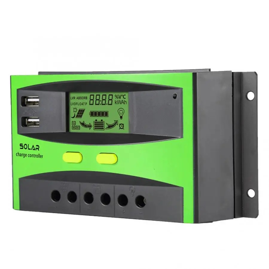 30A Солнечный контроллер заряда 48 в солнечный регулятор заряда IP32 PWM солнечный контроллер зарядки 28-10AWG