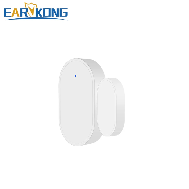 EARYKONG 433MHz Wireless Window Door Magnet Sensor Detector Gap Sensor For Burglar Home Wireless Alarm System