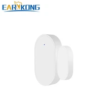 EARYKONG-Sensor magnético inalámbrico para puerta y ventana, sistema de alarma antirrobo para el hogar, 433MHz
