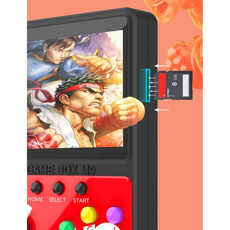 Handheld Arcade Video Games Console Fighting Rocker Game Machine M9 Retro Video Game Gamepads for Kids Gift
