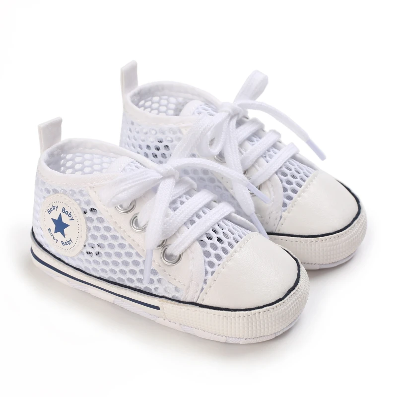 Newborn Toddler Shoes Baby Soft Soled Sandals Lace Soft Soled Shoes Beach Shoes  Slippers Non Slip Sandals 0-18M First Walkers