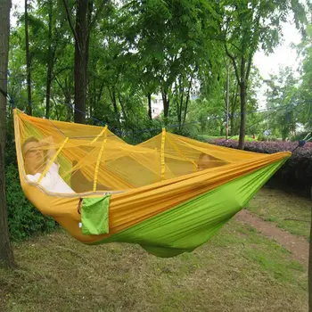 

Tent Hammock Swing Hanging Bed Hanging Camping Tents 4color Nylon Sturdy Durable Practical Mosquito Net Lifts Outdoors Travel