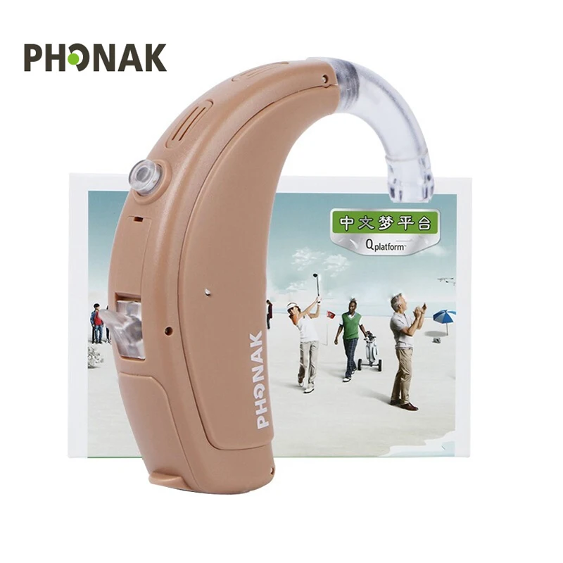 US $204.00 Phonak Baseo 69 Digital Channels Hearing Aid Q5Q10 SP BTE Programmable Double Mic Directional Noise Cancellation Hearing Aids