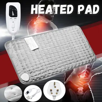 

Electric Heating Blanket 6 Modles Setting Electric Thermal Therapy Heated Pad Neck Back Pain Body Relief for Sleeping Bed Gift