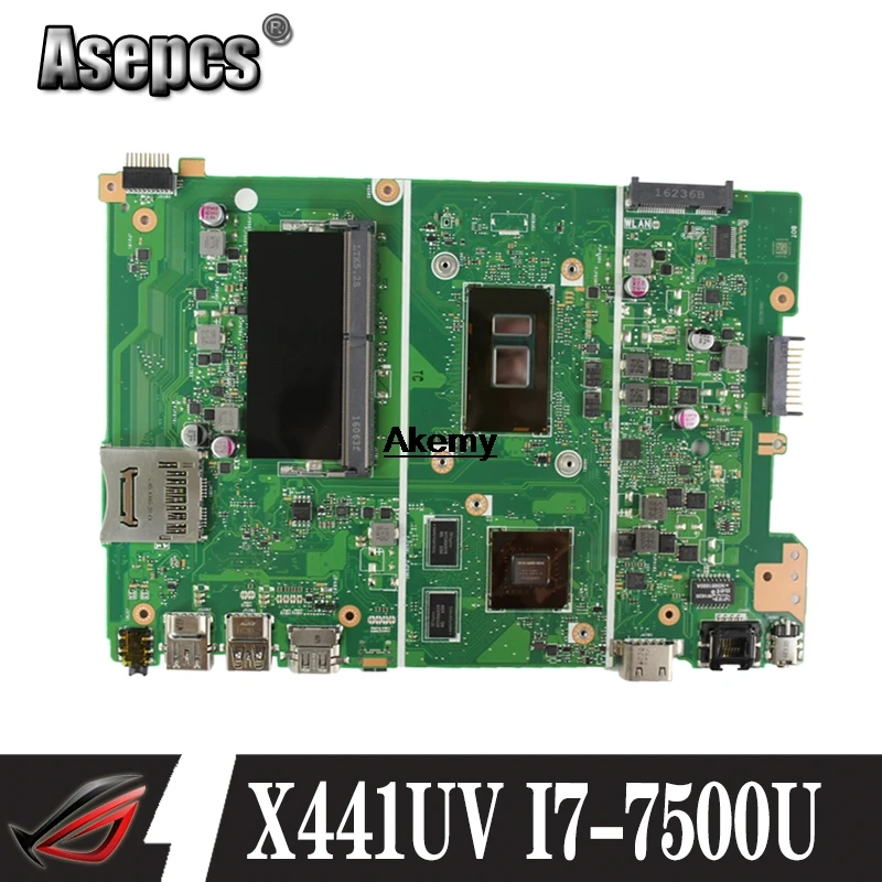 X441UV материнская плата для For Asus X441U ноутбуков I7 7500 PM N16S GMR S A2 оригинальная