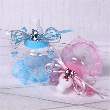

12Pcs/lot Candy Box Lovely Bear Pink and Blue Baby Boy Girl Gift Box Baby Shower Birthday Party Decorations Kids Party Supplies