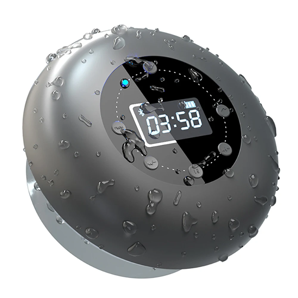 Душ динамик водонепроницаемый Bluetooth беспроводной бас громкий FM Raido SD карта