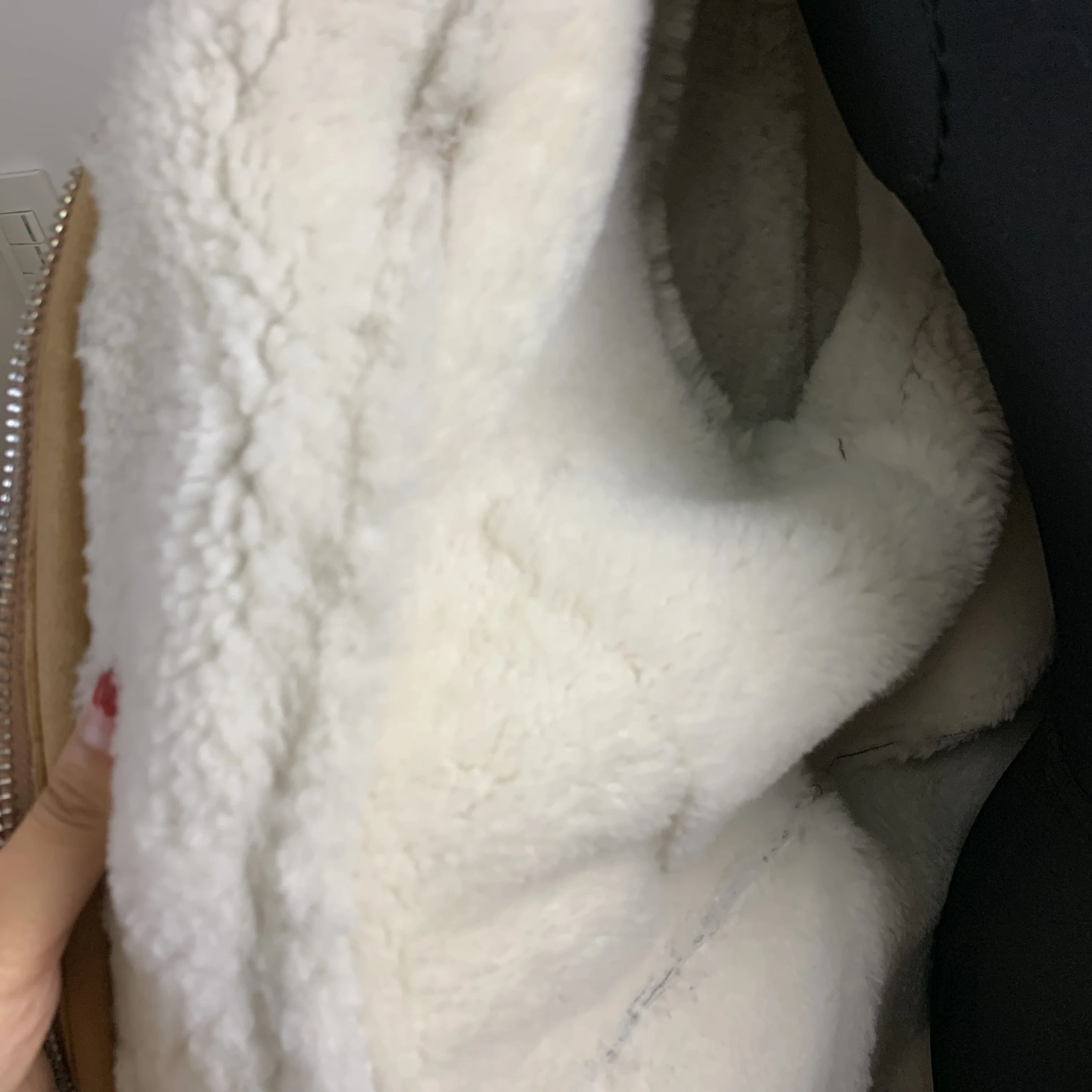 SQXR FUR lady leather jacket women shearling leather jacket high quality women fur coat double-faced fur jacket