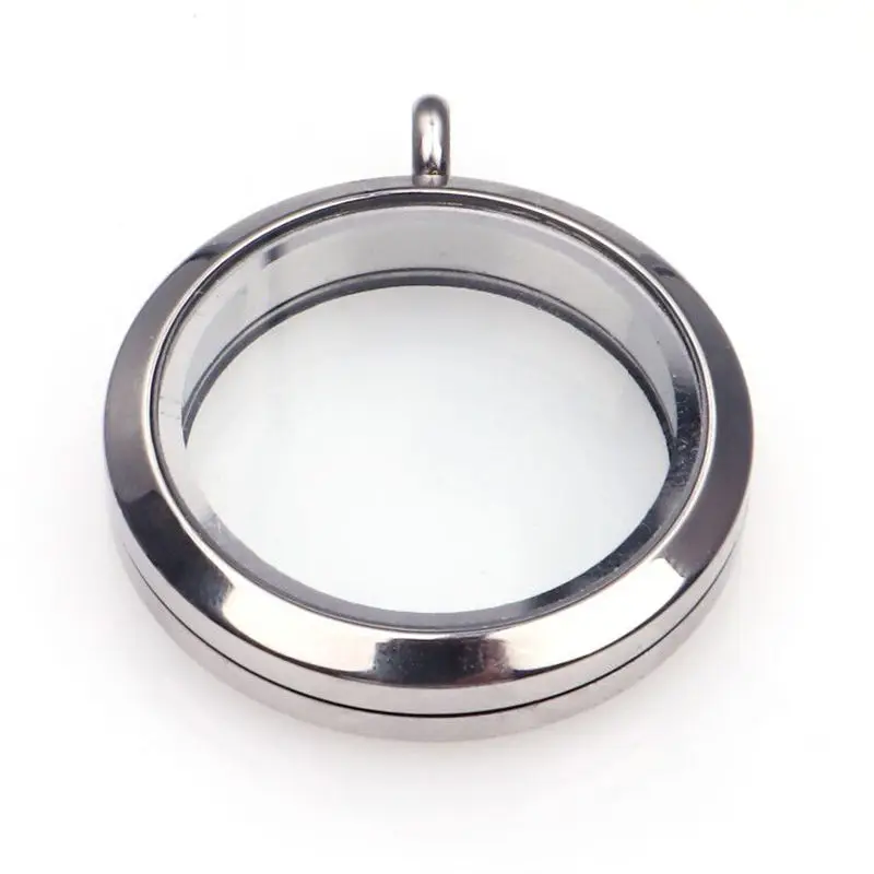 10Pcs 30mm Hot Sale Round Twist Photo Medaillon Locket Pendant For Women Floating Memory Necklaces Gift Jewelry Making | Украшения и