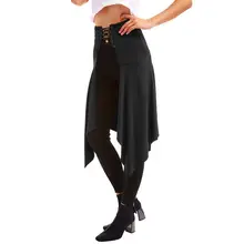 SUNGIFT, новинка, для Хэллоуина, одноцветная, сшитая, с неровными лямками, юбка, зонтик, лето, осень, женская повседневная одежда