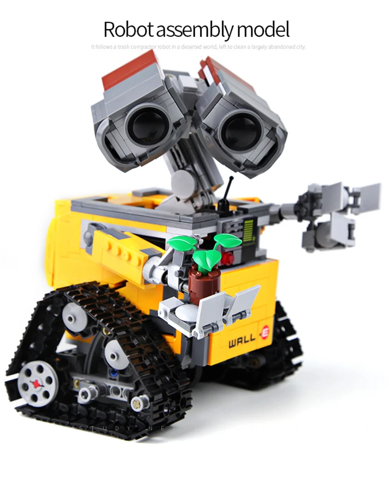 Wall E Robot Wally Building Blocks Model Children Building Bricks Toy Christmas Gift For Kids Free Shipping Blocks Aliexpress