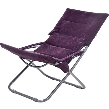 

Simple Recliner Folding Lunch Break Pregnant Woman Lazy Chair Back Chair Office Nap Leisure Chair Portable Chai