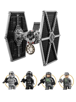 

10900 Star Wars Imperial TIE Fighter Building Blocks Iconic Attack Craft Compatible with Lepinblock Star Wars Toys for Children