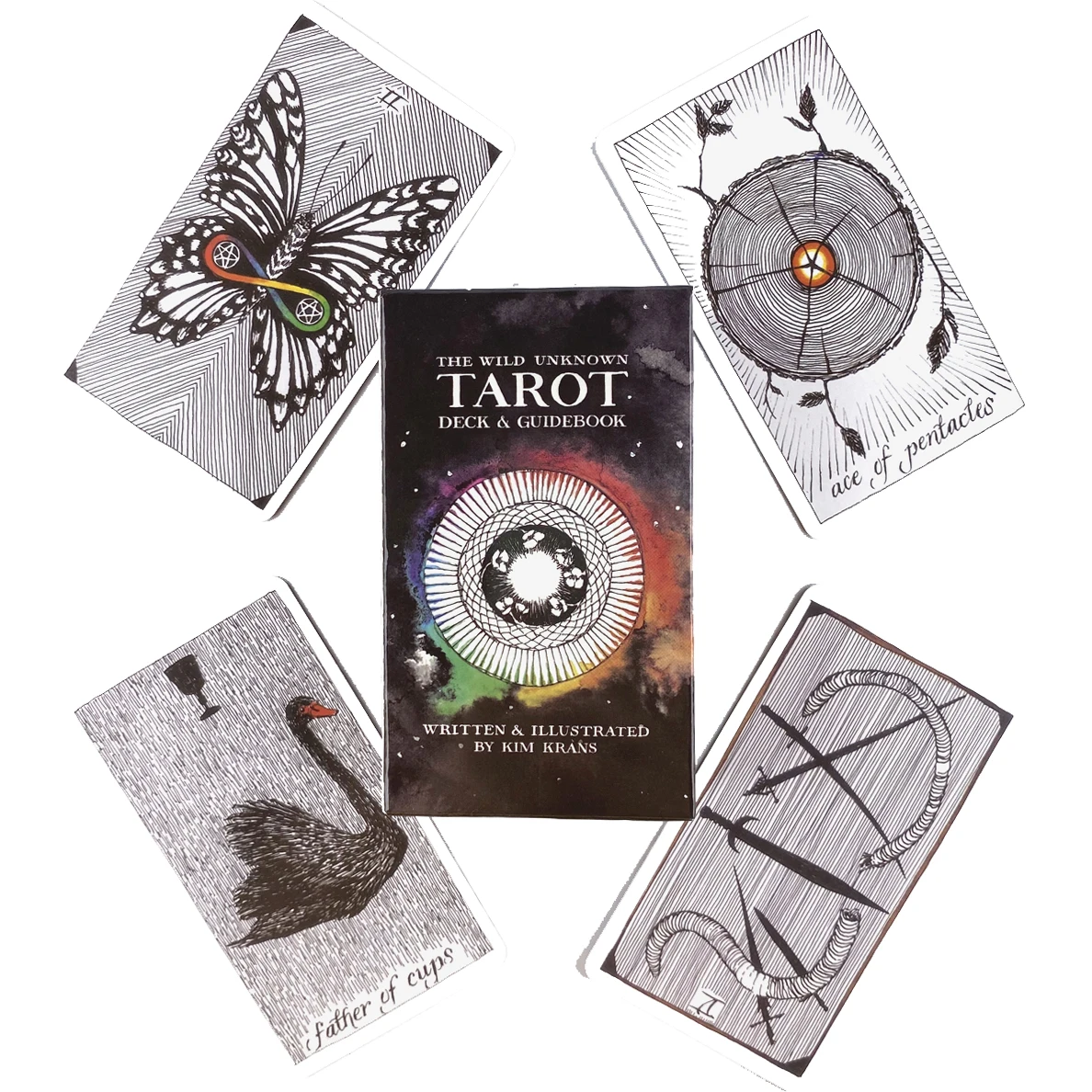 Настольная игра The Wild Unknown Tarot Deck для отдыха вечеринки высокое качество