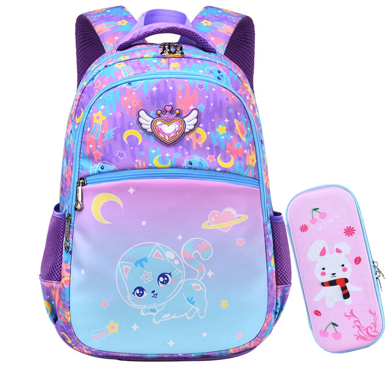 School-Bag Laptop Bagpack Girls Kids Bookbag Teenage Waterproof Princess Children Women