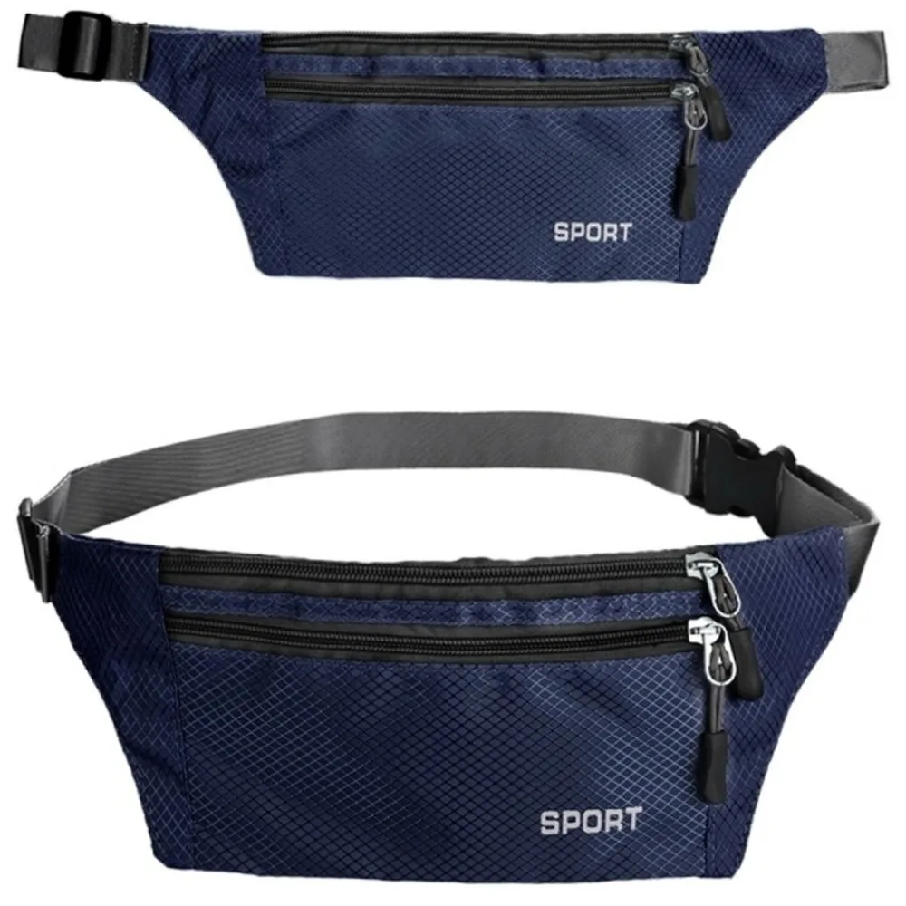 Ultra-thin Unisex Running Waist Pouch Outdoor Sport Zip Bag Wholesale
