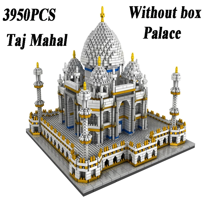 

3950 pcs Architecture block kits Landmarks Taj Mahal Palace Model Building Blocks Children Toys Educational 3D Bricks Gifts 9914