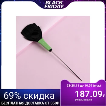 

Hair color brush, black / green