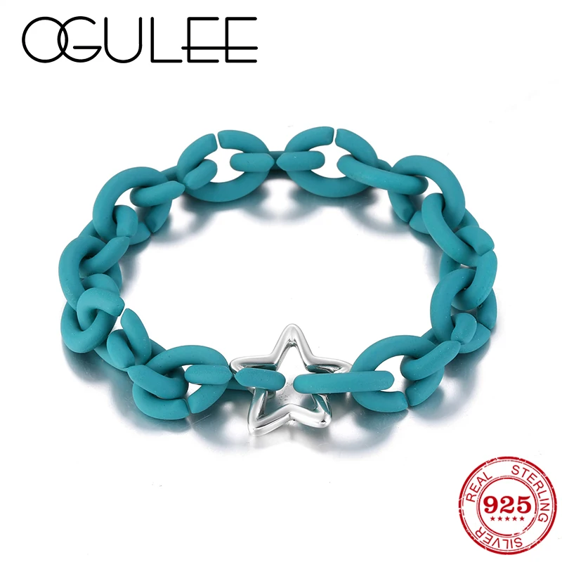 Горячая Распродажа оригинальный бусины из стерлингового серебра 925 резиновые