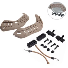 Тактические боковые рельсы для крепления шлема со шнурком страйкбол Пейнтбол шлем аксессуар охотничий шлем рейка для TB-FMA MICH Шлем