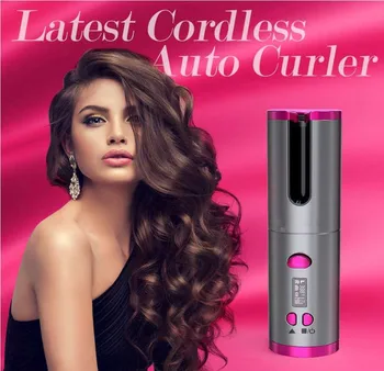 

Automatic hair curler wireless portable USB charging hair curler lazy hair curler