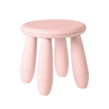 

Mini Portable Non Slip Home Learning Solid Smooth Round Seat Living Room PP Detachable Children Stool Furniture Thickened