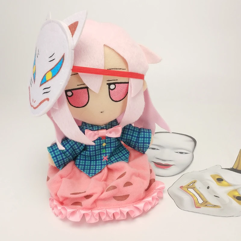 Аниме TouHou Project Hata no kokoro Косплей милая Кукла Плюшевая набивная Подушка игрушка для