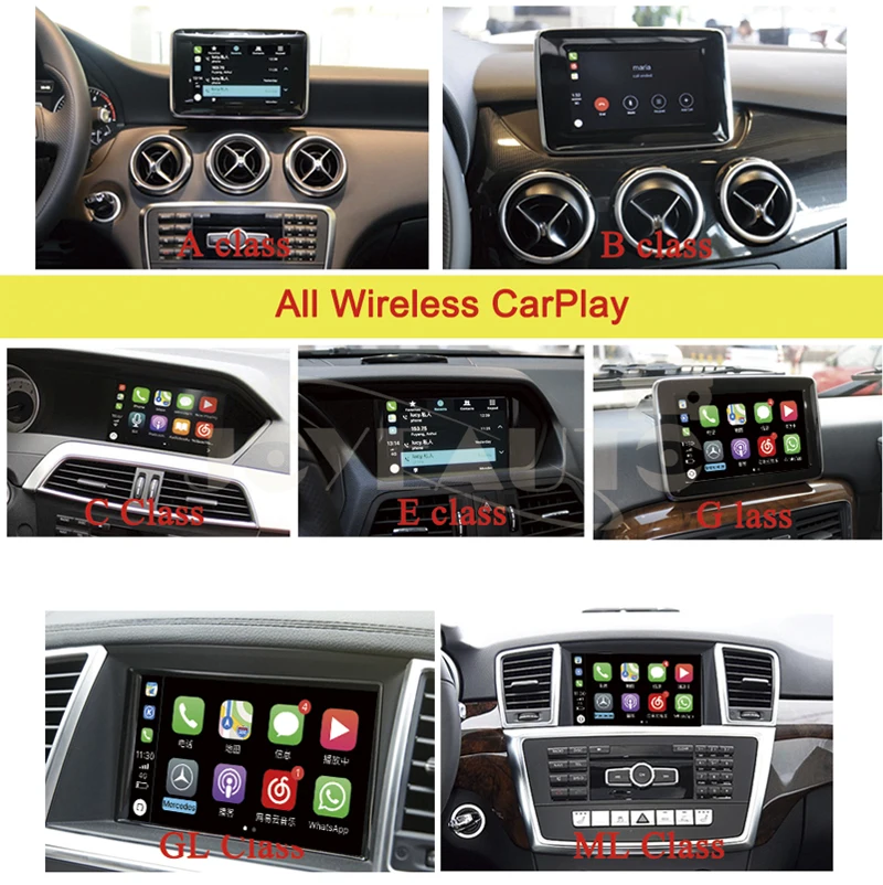 Joyeauto wifi беспроводной Apple Carplay для Mercedes NTG4.5 4,7 модифицированный B класс W246 2011-2013 OEM Android автомобильный игровой автомат для Benz