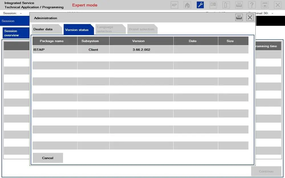 Para bmw ista d/p modo experto multilingüe para BMW ICOM Software V2019.12 (ISTA-D: 4.20.21 ISTA-P: