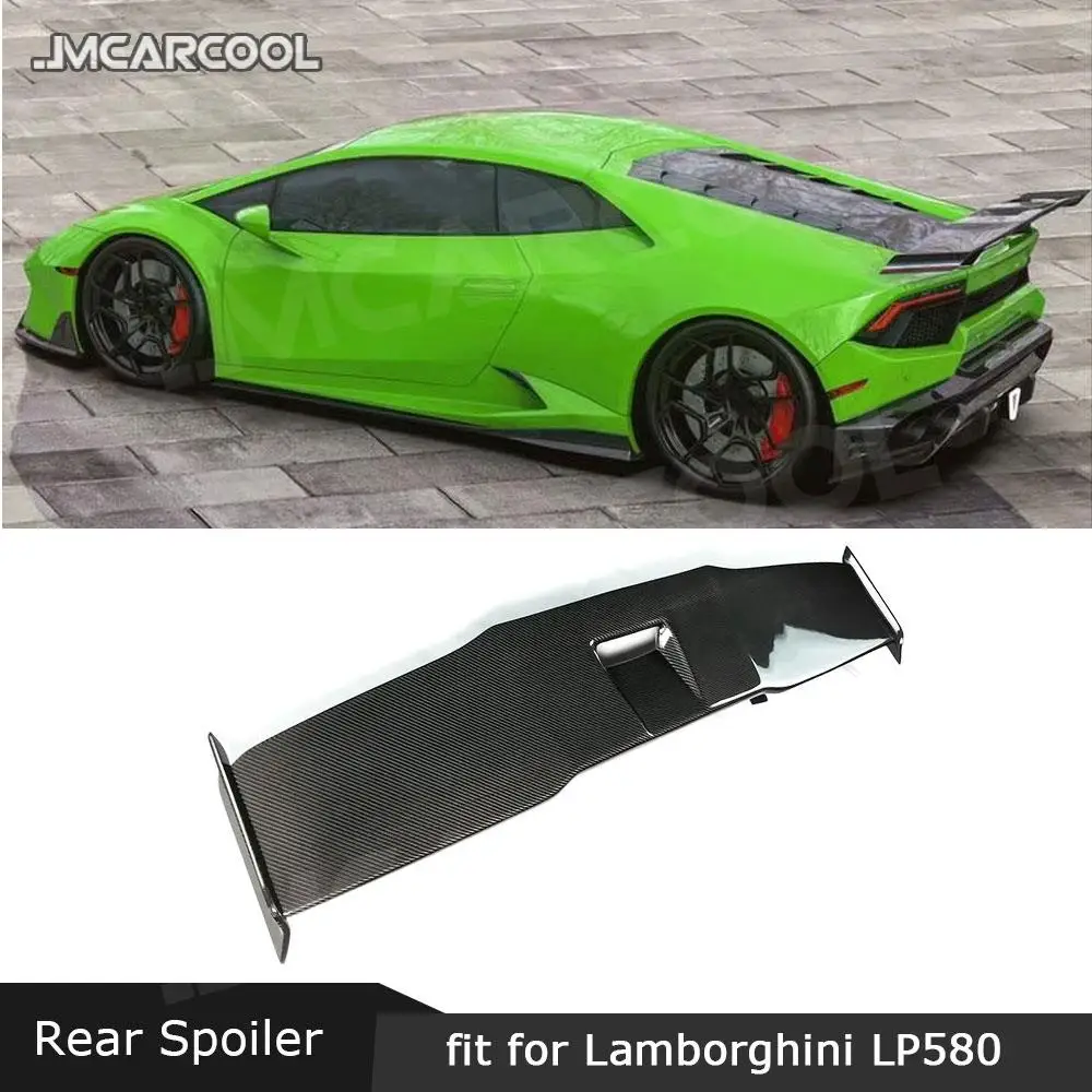 

Dry Carbon Fiber Rear Racing Spoiler GT Wings Fit for Lamborghini Huracan LP580 LP610 2014-2018 Car Styling