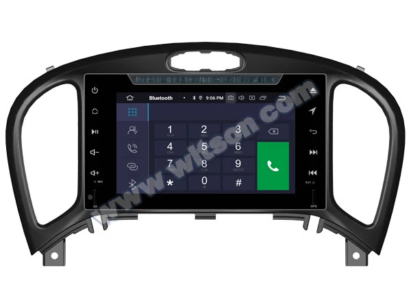 " Android 9,0 Pie OS автомобильный DVD Мультимедиа Навигация gps радио для Nissan Juke 2012- с автопроигрыванием/Android Авто поддержка