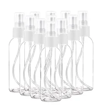 5PCS Portable Refillable Transparent Plastic Empty Spray Bottle 10ML/ 30ML/ 50ML/ 60ML/ 100ML Perfume Bottle Atomization
