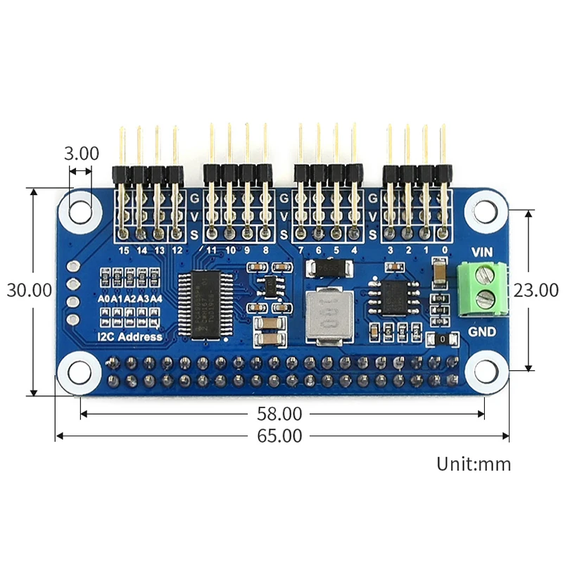 16 ä�� ����� ���� 4 ���� ����̹� ���� Jetson Nano / RPI 3B + / 3B / 2 ��, 12 ��Ʈ �ػ� � �� ����