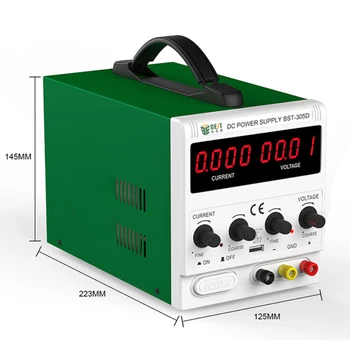 

30v 5a Digital Display Power Supply 7a Shunt 8 USB Output Ports Support Qc3.0 Fast Charging BST-305D DC Regulated Power Supply