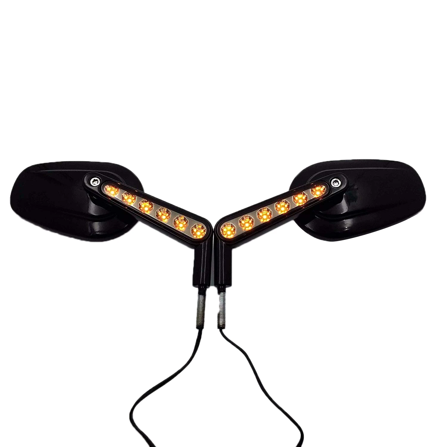

Led Mirror Light Rear View Left Right Mirrors with LED Turn Signal Mirror for Harley Davidson VRSCF FLSTC FXDB DYNA FXDF FLSTF
