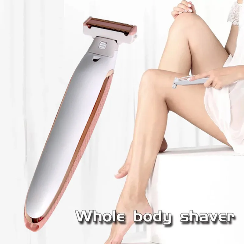 

USB Rechargeable Electric Epilator Shaver Razor Hair Remover Painless Body Bikini Trimmer Fast Shaving Machine For Women 15#911