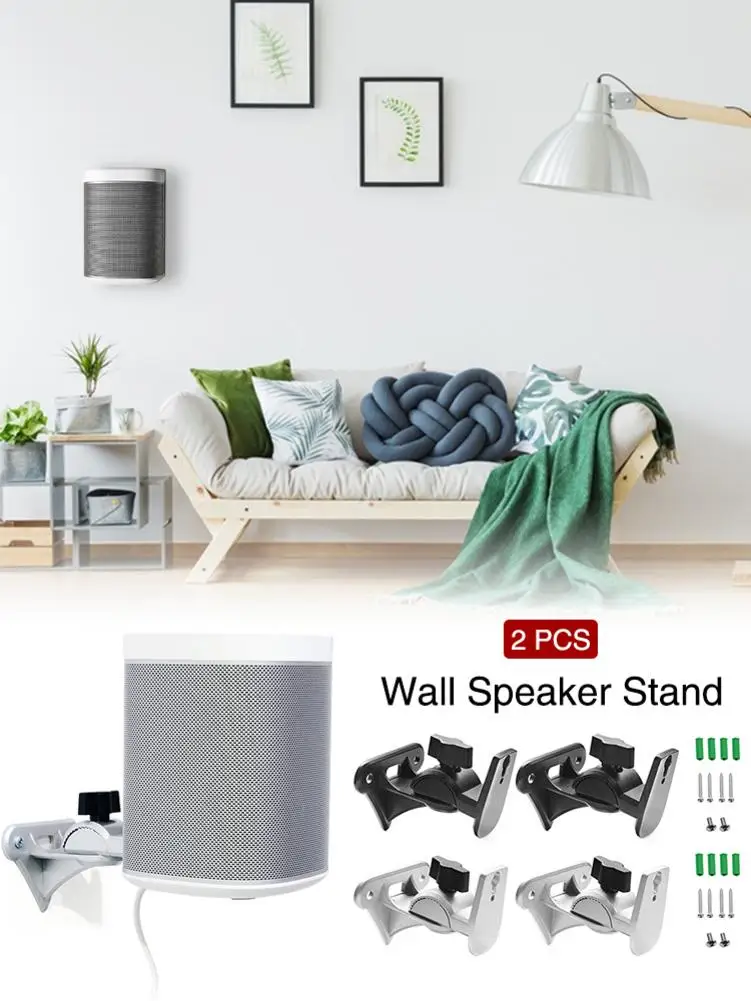 Вешалка для динамиков, 1 пара беспроводных умных динамиков, настенное ...