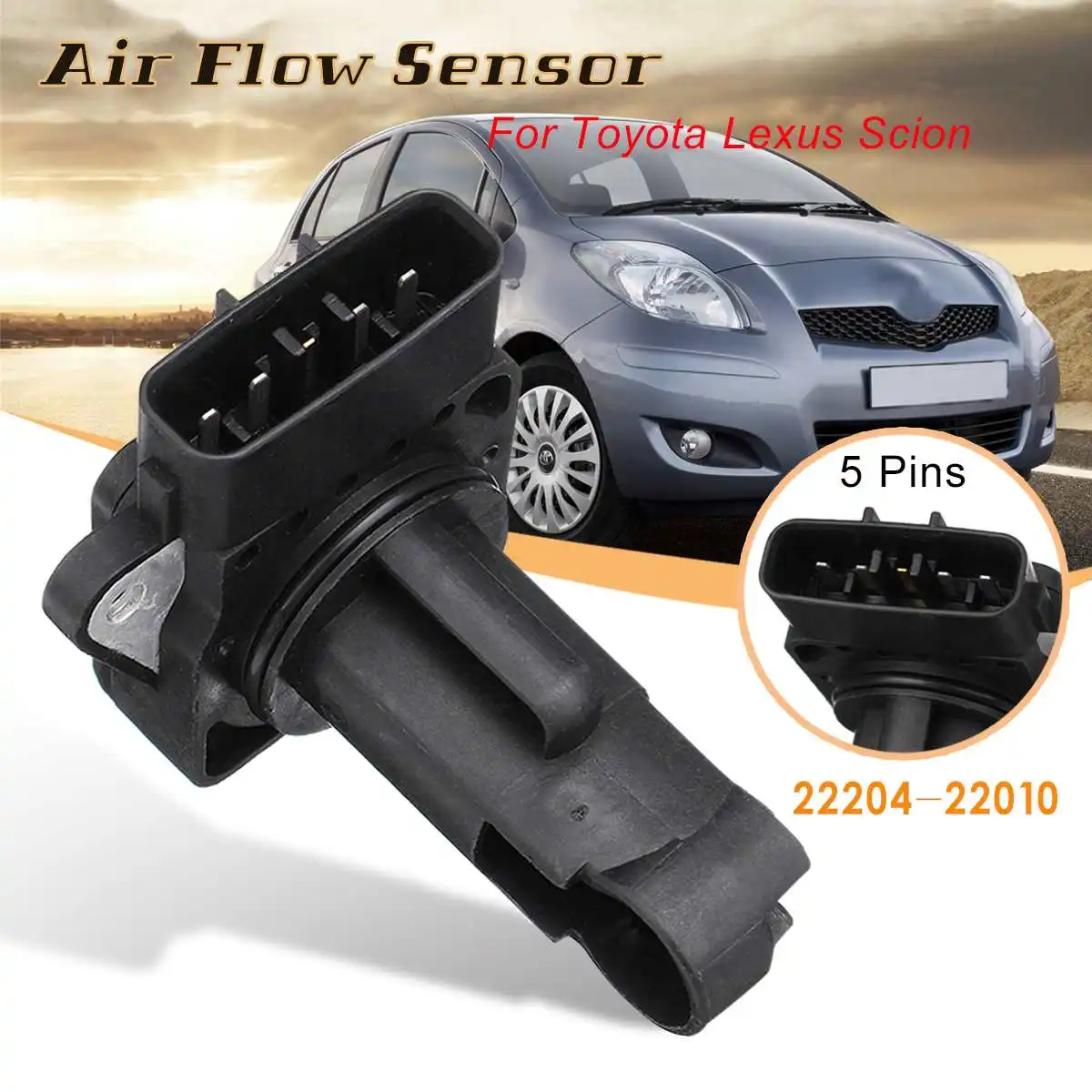 

New Car Mass Air Flow Meter Sensor MAF 22204-22010 For Lexus Es300 Rx300 Gs300 For Toyota Camry Corolla RAV4 Yaris Highlander